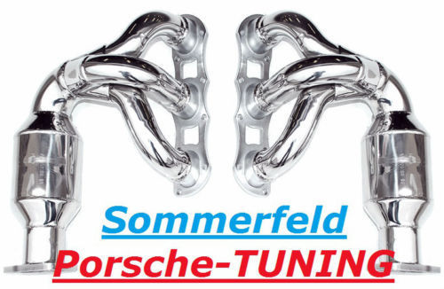 Porsche 991 + S MK1 Fächerkrümmer + 200 Zellen Sport Katalysator
