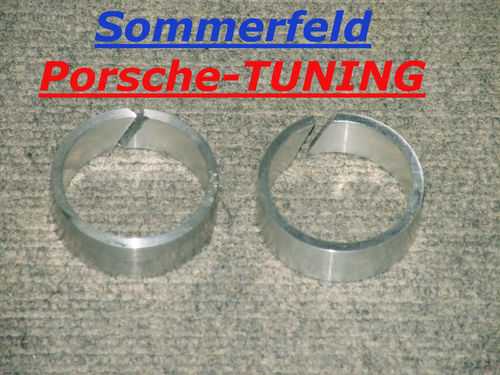 Porsche Carrera 997 S spacers for double tailpipes tailpipe 1. Gen MK1
