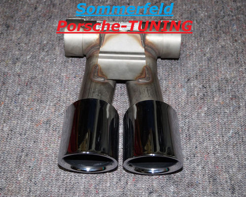 Porsche Boxster Cayman 987 + 981 + S RS valved exhaust tailpipes 987.111.981.30