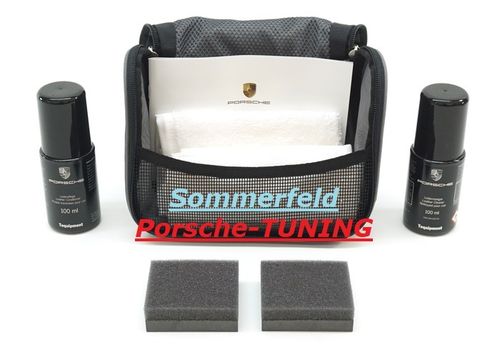 Original Porsche Tequipment Lederpflege mit Tasche